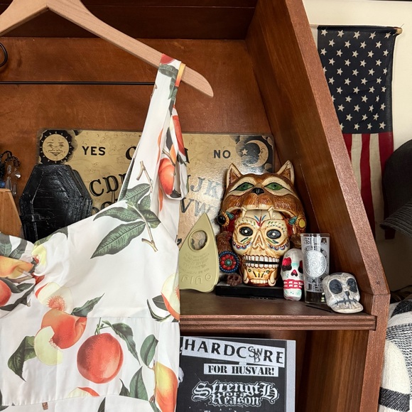 Cider - Fruit Knotted Split Midi Dress - size large - Picture 2 of 7